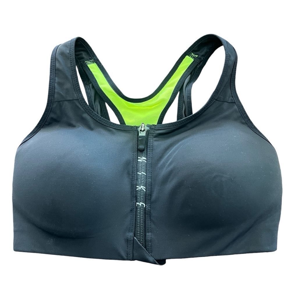 Women's Nike Sports Bra XS Black Green